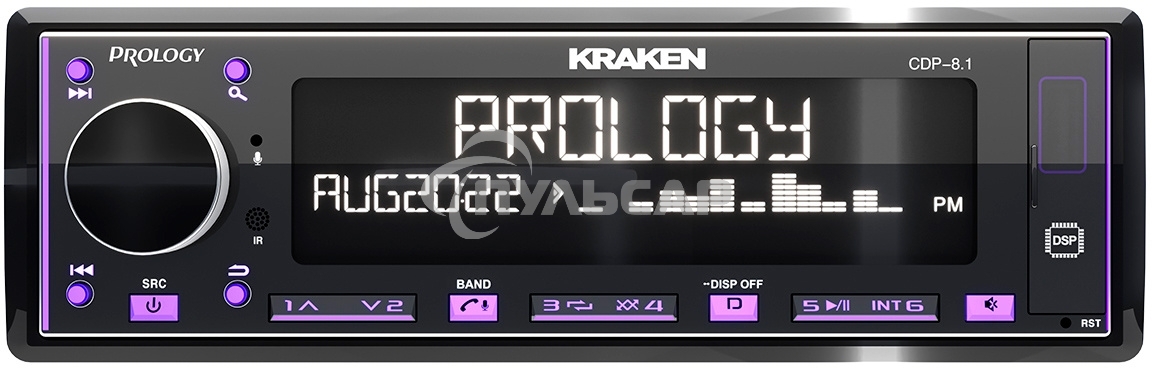 Автомагнитола Prology CDP-8.1 KRAKEN 1DIN 8x65Вт