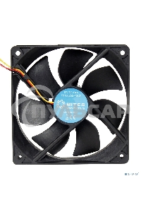 Вентилятор для корпуса 5bites FB12025S-12L3 черный, 120 x 120 мм, 1200 об/мин, 25 дБ, 3 pin