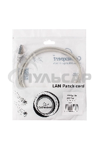 Патч-корд FTP Cablexpert кат.5e, 1м, литой, многожильный (серый)