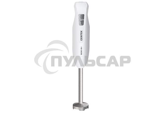 Блендер Centek CT-1343 белый 600Вт, турбо режим, специальная заточка лезвий, легкая очистка