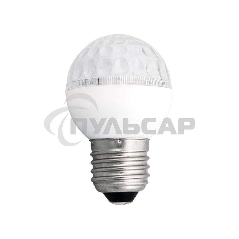 Лампа шар Neon-night e27 9 LED Ø50мм красная