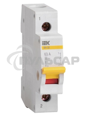 Выключатель нагрузки ВН-32 63А/1П ИЭК MNV10-1-063