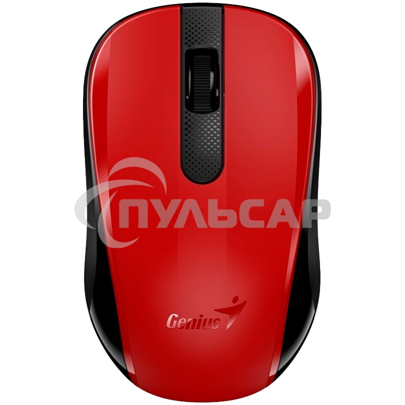 Мышь беспроводная Genius NX-8008S красный, 1200 dpi, радиоканал, USB, кнопки - 3