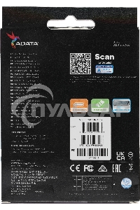 Флешка USB ADATA UE800 (AELI-UE800-128G-CSG), 128 Gb, Type-C USB 3.2, R/W 1000/550, серебристый