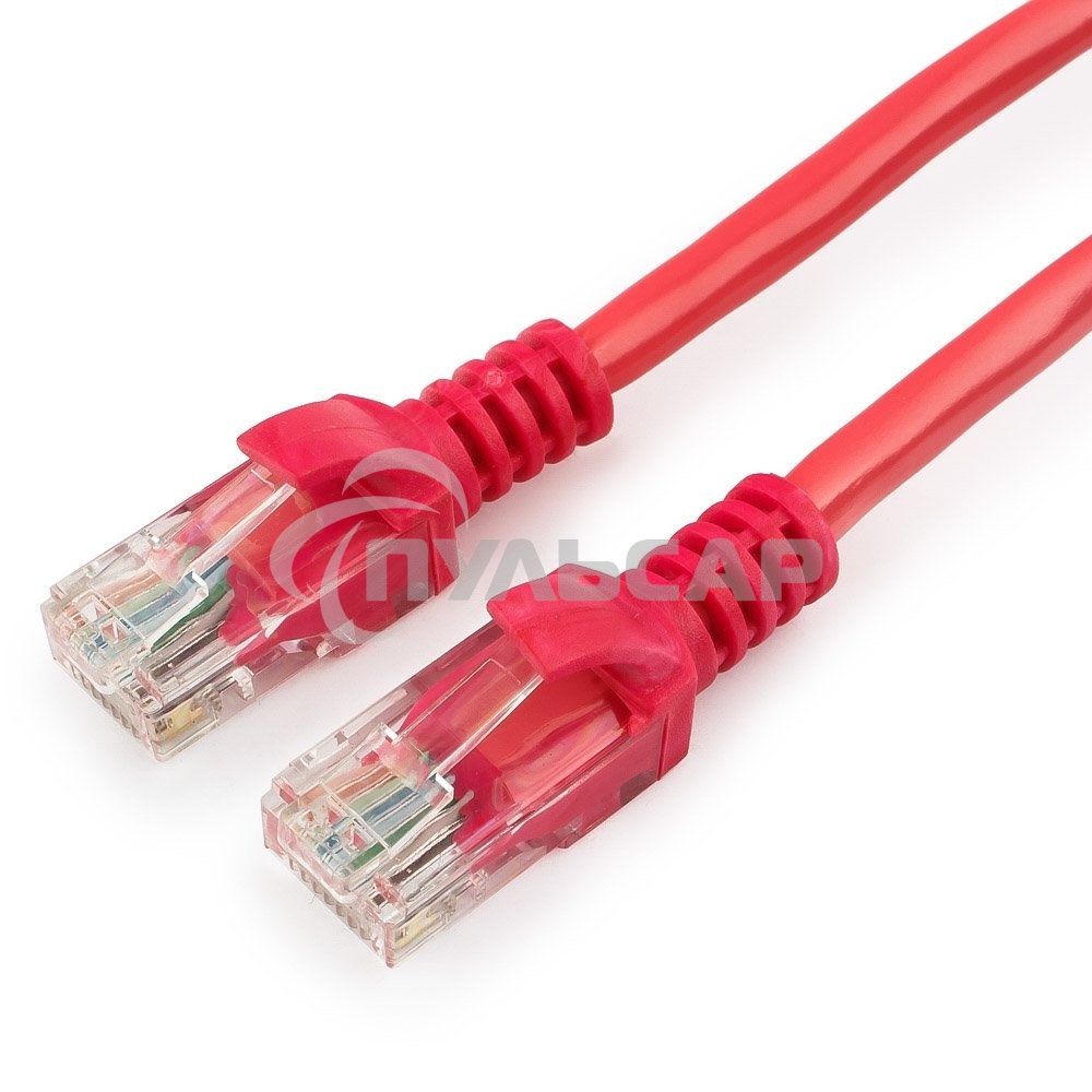 Патч-корд UTP Cablexpert кат.5e, 5м, литой, многожильный (розовый)