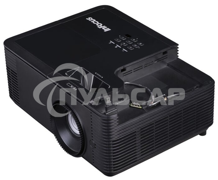 Проектор INFOCUS IN136 DLP, 4000 ANSI Lm, WXGA (1280x800), 28500:1, 1.54-1.72:1, 3.5мм in, Composite video, VGAin, HDMI 1.4aх3 (поддержка 3D), USB-A (для SimpleShare и др.), лампа 15000ч.(ECO mode), 3.5мм out, Monitor out (VGA), RS232, 21дБ, 4,5 кг