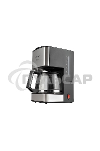 Кофеварка капельная Centek CT-1144 серебристый/черный, исп. кофе - молотый, 0.8 л, 680 Вт.