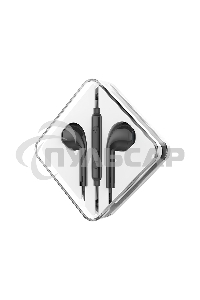 Наушники проводные вставки с микрофоном Hoco M55 черный