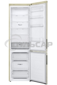Холодильник LG GA-B509CESL бежевый глянцевый двухкамерный 277/107л морозилка снизу, No Frost