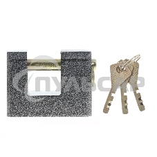 Замок навесной СИБРТЕХ ЗН2-3,80 мм 91607