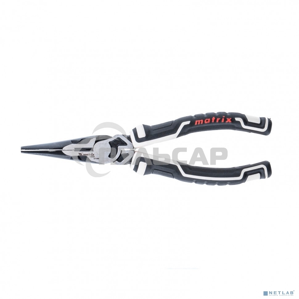 Длинногубцы прямые Matrix 205 мм, усиленная система, PRO