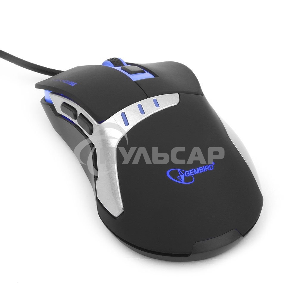 Мышь проводная Gembird MG-520 черный, 3200 dpi, USB, кнопки - 6
