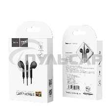 Наушники проводные вставки с микрофоном Hoco M55 черный