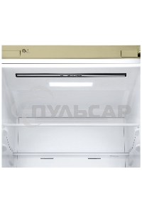 Холодильник LG GA-B509CESL бежевый глянцевый двухкамерный 277/107л морозилка снизу, No Frost