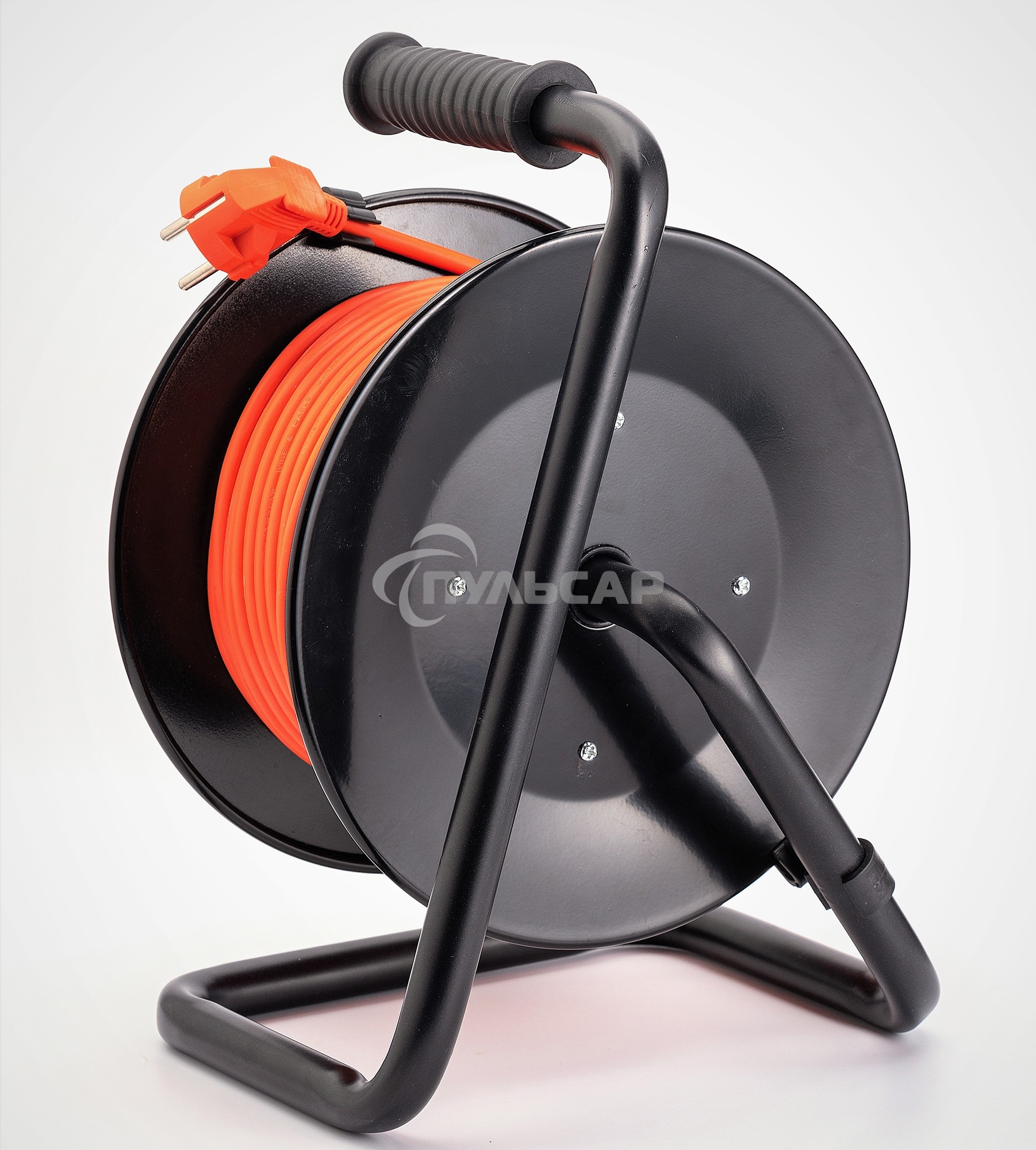 Удлинитель силовой Starwind ST-PSR4.30/G-16 4x3.0кв.мм 4розет. 30м ПВС 16A катушка темно-серый