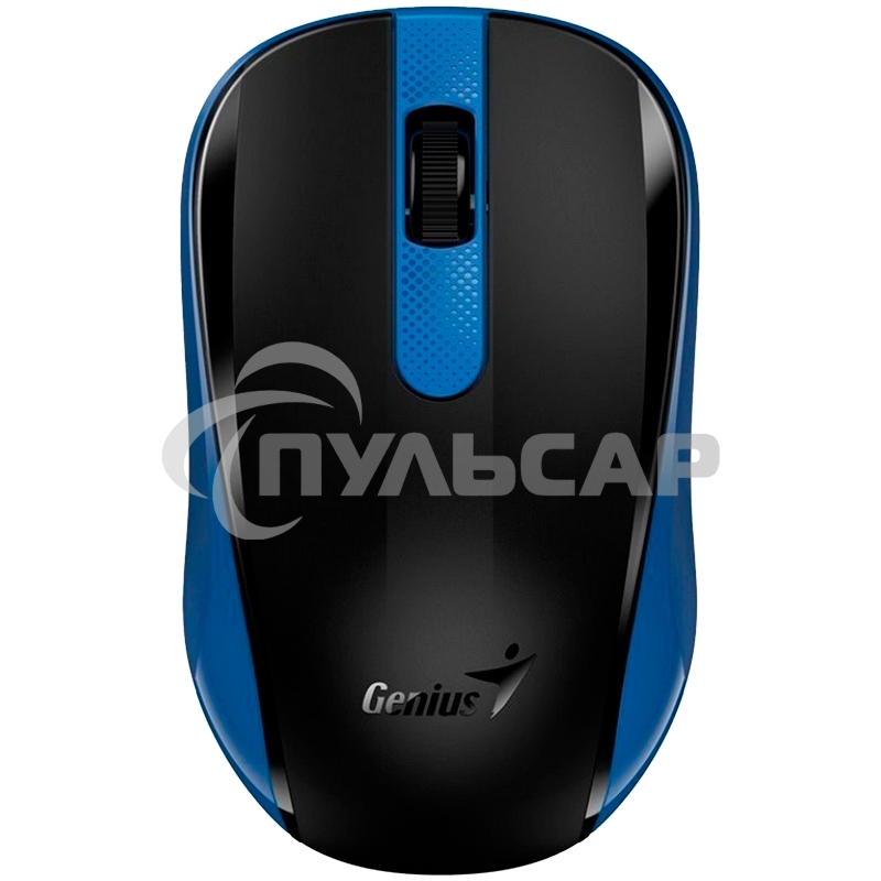 Мышь беспроводная Genius NX-8008S синий, 1200 dpi, радиоканал, USB, кнопки - 3