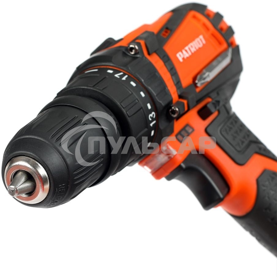 Дрель-шуруповерт Patriot BR 203UES, Аккумуляторная, 20В, 2 АКБ, Кейс