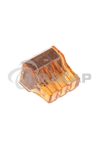 Экспресс-клемма СМК 773-606 с пастой, 6-проводная 0,75-4 мм² (50 шт/уп) Rexant