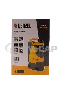 Насос Denzel DPХ950 дренажный х-pro 950Вт подъем 8.5м 15500л/ч