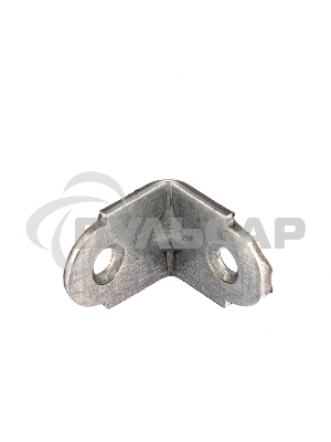 Уголок мебельный усиленный, 20х20х16 мм, цинк, Россия Сибртех