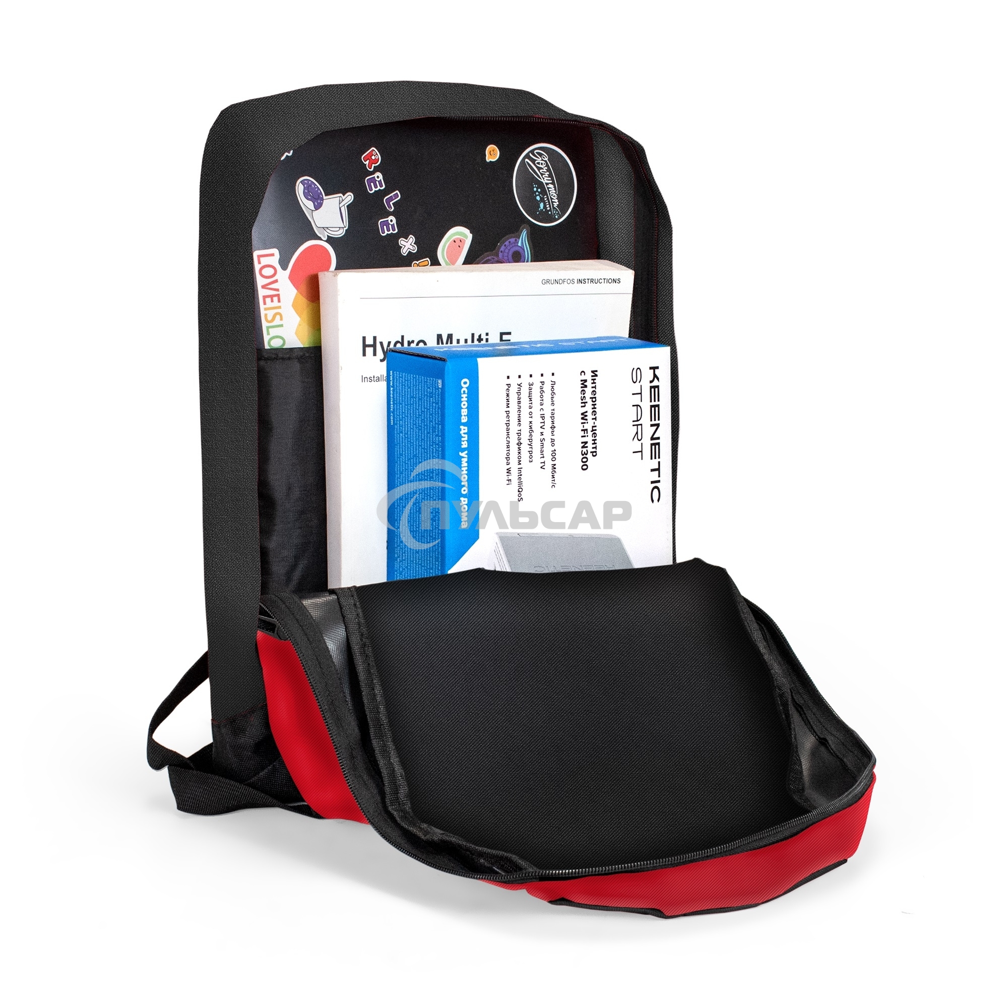 Рюкзак ExeGate Start D1541 Black, черный, полиэстер, 15.6