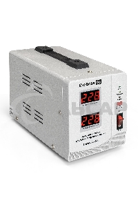 Стабилизатор напряжения ExeGate Expert AS-500 (500ВА, вход 140...260В, двойная цифр. индикация вход/вых. напряжения, выход 220В±8%, КПД 98%, 5 уровней защиты, задержка, метал. корпус, евророзетка, RTL)