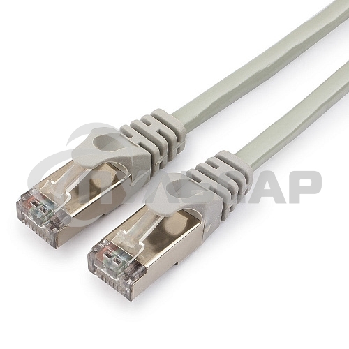Патч-корд FTP Cablexpert кат.6, 1.5м, литой, многожильный (серый)