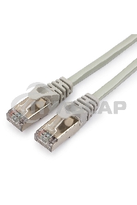 Патч-корд FTP Cablexpert кат.6, 1.5м, литой, многожильный (серый)