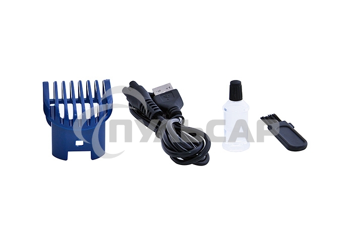 Машинка для стрижки Centek CT-2104 черный/синий DC мотор, аккумулятор, до 50 мин., USB зарядка