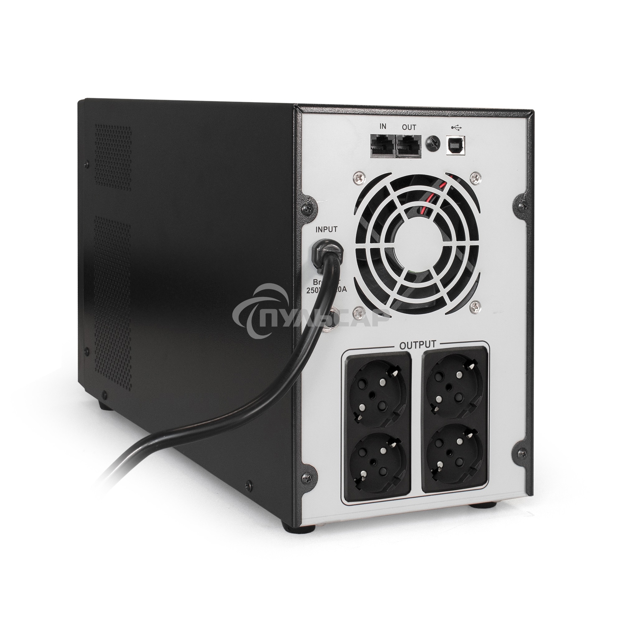 Источник бесперебойного питания ExeGate EP287660RUS SpecialPro Smart LLB-3000.LCD.AVR.EURO.RJ.USB 3000VA/1800W, LCD, AVR, 4 евророзетки, RJ45/11, USB, черный