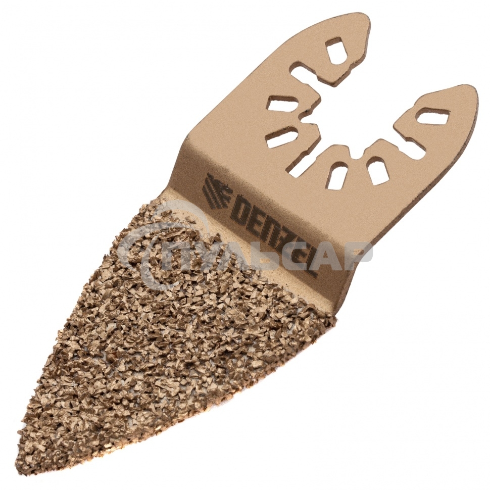 Насадка для МФИ шлифовальная дельтовидная, HM, по плитке и дереву, 33 мм Denzel