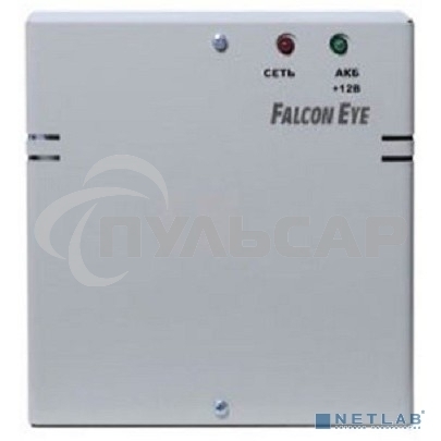 Бесперебойный блок питания Falcon Eye FE-1250 12В, 5А. Металлический корпус, U=12B, Iном=5А, Iмакс.=5,5А, Под: АКБ 7А/ч. 200х220х75.
