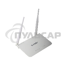 Сетевое оборудование Tenda F300 маршрутизатор 802.11n, до300Мбит/с, 2T2R, LAN: 4х10/100Мбит/с, WAN: 1х10/100Мбит/c, 2 внешние антенны 5дБи.