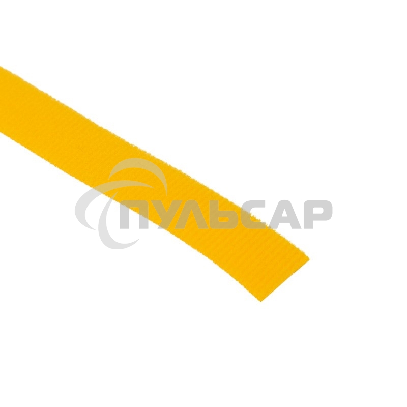 Лента-липучка многоразовая 5 м х 20 мм, желтая (1 шт.) Rexant