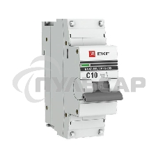 Выключатель автоматический модульный 1п C 10А 10кА ВА 47-100 PROxima EKF mcb47100-1-10C-pro Выключатель автоматический модульный 1п C 10А 10кА ВА 47-100 PROxima EKF mcb47100-1-10C-pro