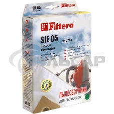 Пылесборники Filtero SIE 05 (3) Экстра, пятислойные, 3 шт., для пылесосов SIEMENS, Bosch Пылесборники Filtero SIE 05 (3) Экстра, пятислойные, 3 шт., для пылесосов SIEMENS, Bosch