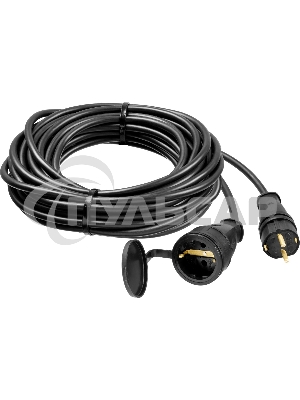 Удлинитель-шнур RC 315, 10 м, 3700 Вт, 1 гнездо, IP44, КГ 3х1,5 мм2, STAYER