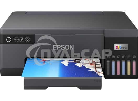Принтер струйный Epson L8050 (C11CK37405/C11CK37402/C11CK37504/C11CK37507/C11CK37506), A4, цветное, печ. до 8 стр/мин., 1440 x 5760 dpi, USB, Wi-Fi