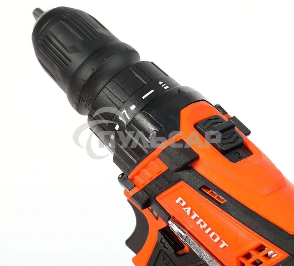 Дрель-шуруповерт Patriot BR 203UES, Аккумуляторная, 20В, 2 АКБ, Кейс