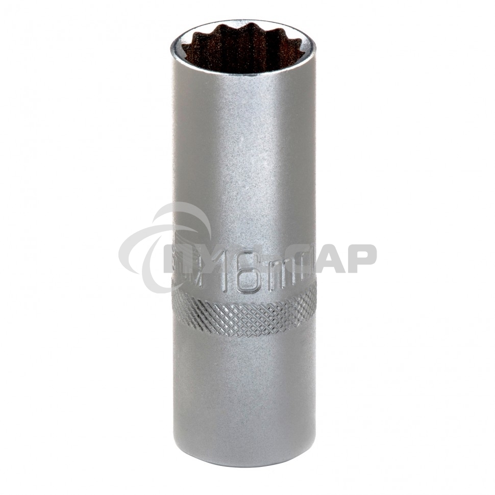 Головка торцевая свечная, 12-гранная,16 мм, под квадрат 1/2