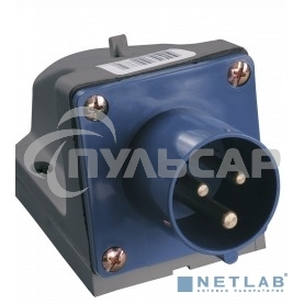 Вилка эл. наруж. уст. 16А 2P+PE 220В IP44 ССИ-513 ИЭК PSR51-016-3