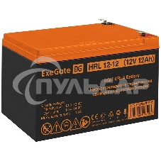 Батарея ExeGate EX285661RUS HRL 12-12 (12V 12Ah 1251W, клеммы F2)