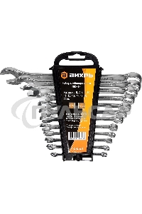 Набор комбинированных ключей ВИХРЬ 12 шт. 6-22 73/6/5/8