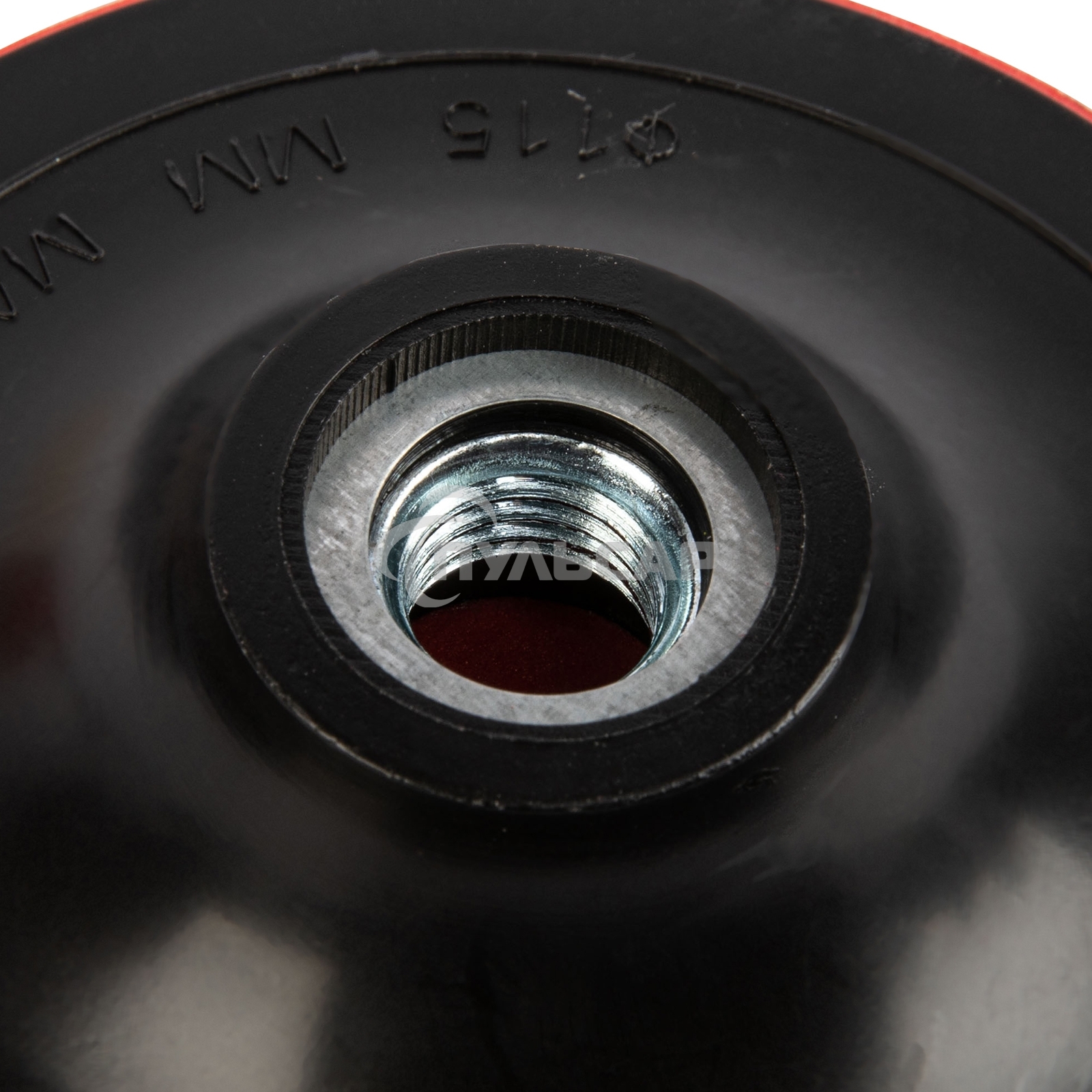 Насадка для дрели и УШМ с липучкой, 115 мм, с адаптером c М14 на d8 Сибртех