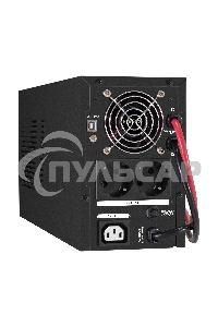 Комплект ИБП EX295987RUS + батарея 26Aч EX285663RUS 2шт (инвертор, синус, для котла) ExeGate SineTower SZ-1000.LCD.AVR.2SH.1C13.USB <1000VA/800W, чистый синусоида, LCD дисплей, AVR, 2*Schuko+1*C13, USB, линейно-интерактивный, черный> + батарея ExeGate HRL