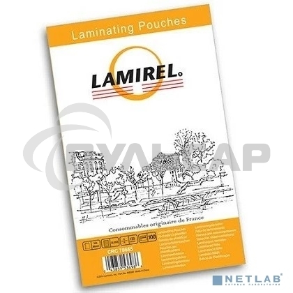 Пленка для ламинирования Fellowes 125мкм (100шт) глянцевая 54x86мм Lamirel (LA-78665)