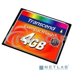 Флеш карта CF 4Gb 133x Type I Transcend (TS4GCF133)