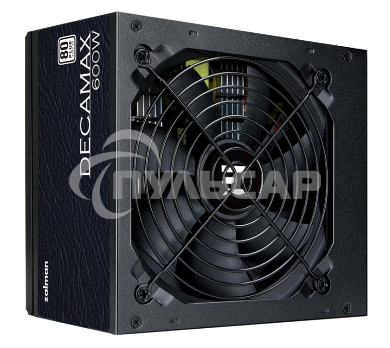 Блок питания Zalman ZM600-LX3, 600Вт, 80 PLUS, 120мм, черный