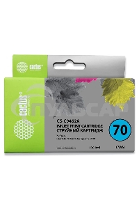 Картридж струйный Cactus CS-C9452A №70 голубой (130 мл.) для HP Designjet Z3100