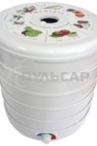 Сушилка для овощей и фруктов Великие реки Ветерок-5, 5 поддонов, цветная упаковка